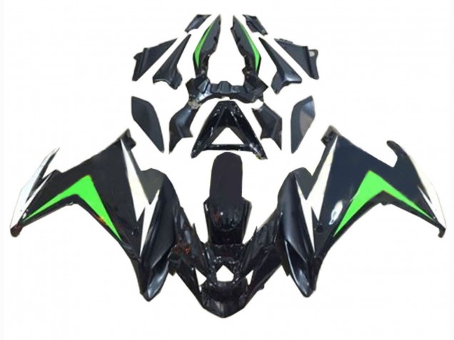 Carena Moto Yamaha FZ6R 2009-2015 - Nero Bianco Verde