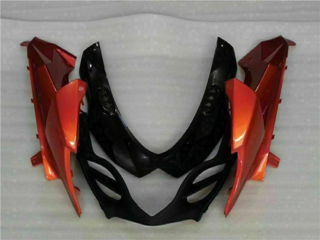 Carena Moto Suzuki GSXR 1000 2009-2016 - Arancia Nero Lucido