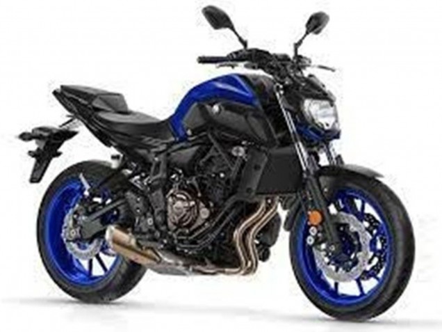Carena Moto Yamaha MT07/FZ07 2012-2017 - Blu Nero