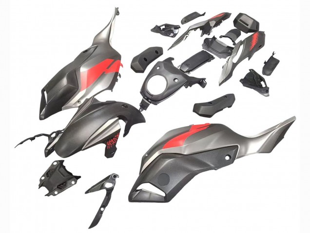 Carena Moto Yamaha MT07/FZ07 2012-2017 - Grigio Rosso