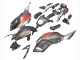 Carena Moto Yamaha MT07/FZ07 2012-2017 - Grigio Rosso