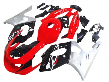 Carena Moto Yamaha YZF600R Thundercat 1996-2007 - Rosso Nero Argento Fabbrica