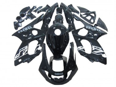 Carena Moto Yamaha YZF600R Thundercat 1996-2007 - Nero Lucido Bianco Fabbrica