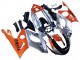 Carena Moto Yamaha YZF600R Thundercat 1996-2007 - Arancia Grigio Nero Lucido