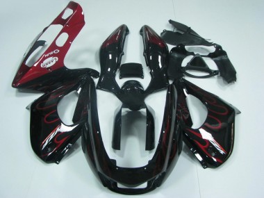 Carena Moto Yamaha YZF 1000R Thunderace 1997-2007 - Nero Rosso Fiamma Fabbrica