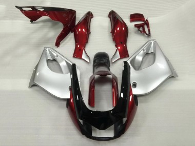 Carena Moto Yamaha YZF 1000R Thunderace 1997-2007 - Borgogna Argento Fabbrica