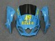 Carena Moto Suzuki GSXR 1000 2009-2016 - Blu Giallo Rizla 19 Rosso