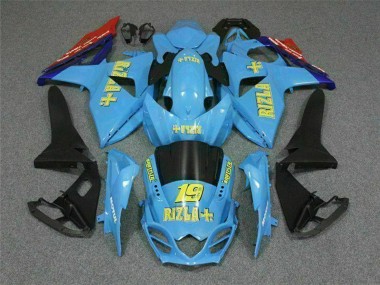 Carena Moto Suzuki GSXR 1000 2009-2016 - Blu Giallo Rizla 19 Rosso Fabbrica