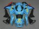 Carena Moto Suzuki GSXR 1000 2009-2016 - Blu Giallo Rizla 19 Rosso