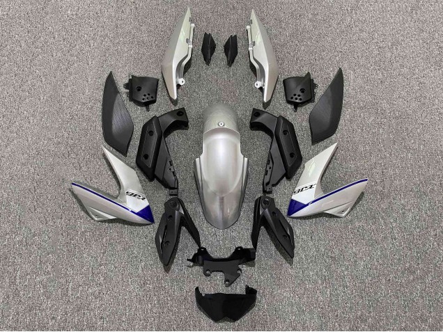 Carena Moto Yamaha XJ6 2009-2012 - Argento Blu