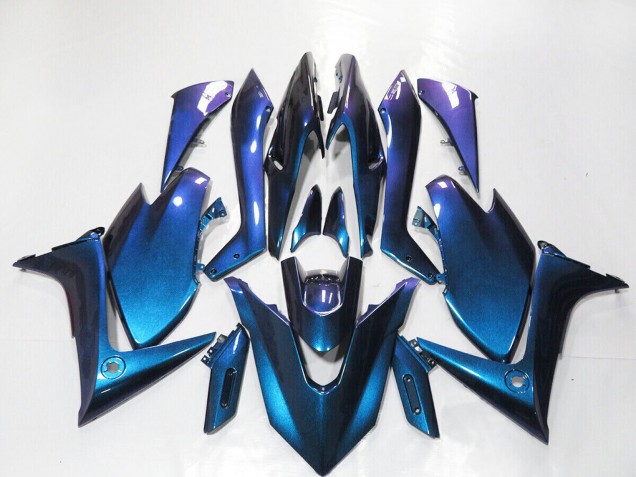 Carena Moto Yamaha TMAX560 2019-2021 - Pendenza Blu Scuro Viola