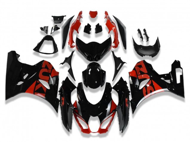 Carena Moto Suzuki GSXR 1000 2017-2024 - Nero Lucido Rosso