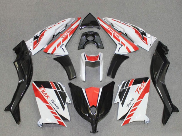 Carena Moto Yamaha TMAX530 2012-2014 - Bianco Rosso Nero Corsa