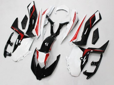 Carena Moto Yamaha XMAX300 2017-2021 - Bianco Rosso Nero Lucido Fabbrica