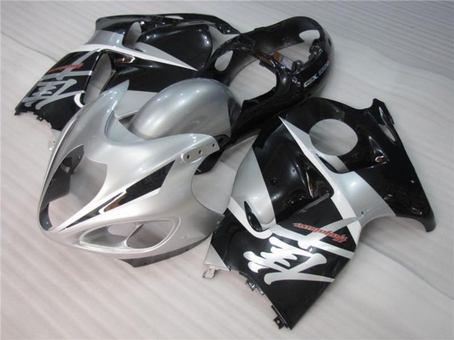 Carena Moto Suzuki GSXR 1300 Hayabusa 1996-2007 - Argento Nero