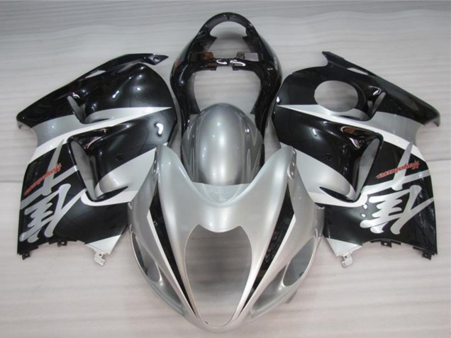 Carena Moto Suzuki GSXR 1300 Hayabusa 1996-2007 - Argento Nero