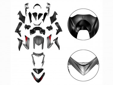 Carena Moto Suzuki GSX-S 1000 2015-2020 - Nero Grigio Fabbrica