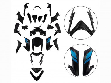 Carena Moto Suzuki GSX-S 1000 2015-2020 - Nero Blu Fabbrica