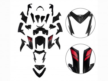 Carena Moto Suzuki GSX-S 1000 2015-2020 - Nero Rosso Fabbrica