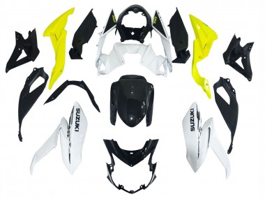 Carena Moto Suzuki GSX-S 750 2017-2022 - Bianco Giallo Fabbrica