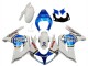 Carena Moto Suzuki SV650 2003-2013 - Bianco Blu Lucky Strike Motul