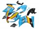 Carena Moto Suzuki SV650 2003-2013 - Blu Giallo Rosso Argento Squalo