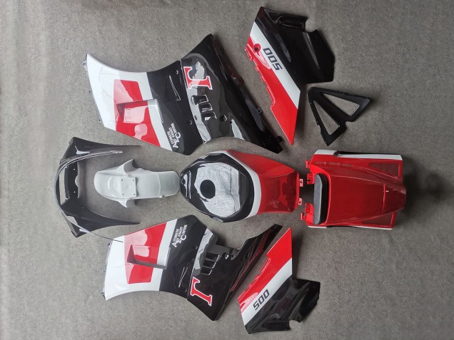 Carena Moto Suzuki RG400 RG500 RG400/500 1984-1987 - Bianco Rosso Nero