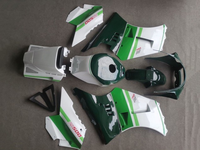 Carena Moto Suzuki RG400 RG500 RG400/500 1984-1987 - Bianco Verde Scuro