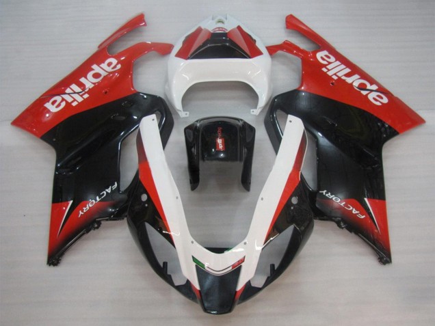 Carena Moto Aprilia RSV1000 2003-2006 - Rosso Nero Bianco