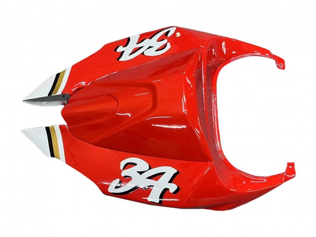 Carena Moto Aprilia RSV1000 2003-2006 - Bianco Rosso Lucky Strike Motul 34