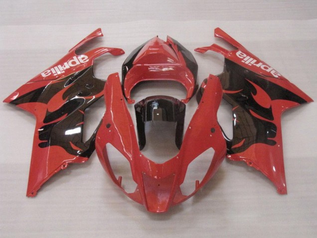 Carena Moto Aprilia RSV1000 2003-2006 - Rosso Nero Lucido