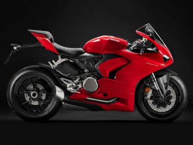 Carena Moto Ducati Panigale V2 2020-2024 - Rosso Nero Opaco Fabbrica