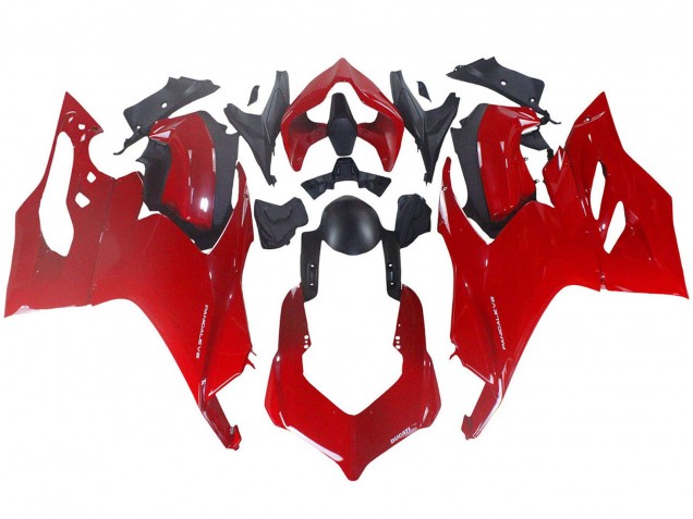 Carena Moto Ducati Panigale V2 2020-2024 - Rosso Nero Opaco
