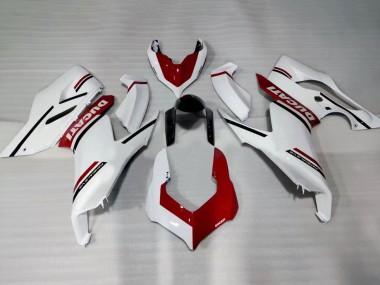 Carena Moto Ducati Panigale V2 2020-2024 - Bianco Rosso Nero Lucido Fabbrica