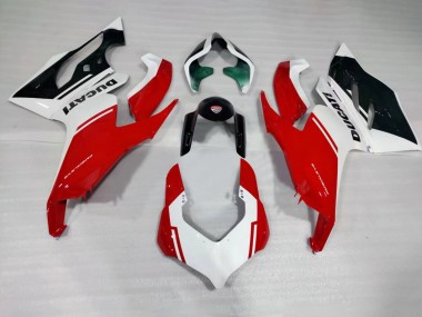 Carena Moto Ducati Panigale V2 2020-2024 - Bianco Rosso Verde Nero Lucido Fabbrica