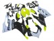 Carena Moto Ducati Panigale V2 2020-2024 - Bianco Verde Lime Nero Lucido Stein Dinse VR 46