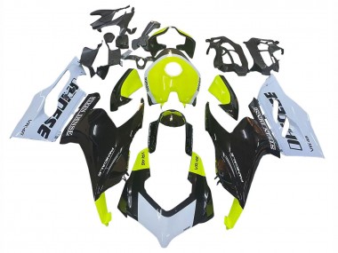 Carena Moto Ducati Panigale V2 2020-2024 - Bianco Verde Lime Nero Lucido Stein Dinse VR 46 Fabbrica