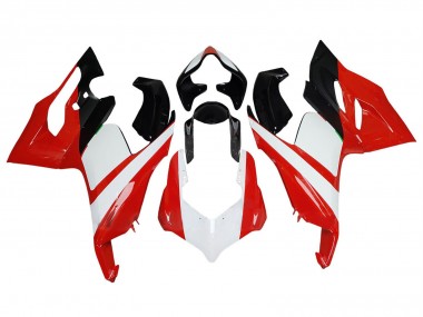 Carena Moto Ducati Panigale V2 2020-2024 - Bianco Rosso Nero Lucido Fabbrica