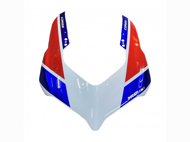 Carena Moto Ducati Panigale V4 V4S 2018-2019 - Bianco Argento Rosso Nero Lucido