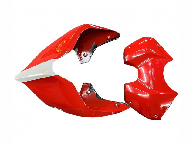 Carena Moto Ducati Panigale V4 V4S 2018-2019 - Bianco Argento Rosso Nero Lucido