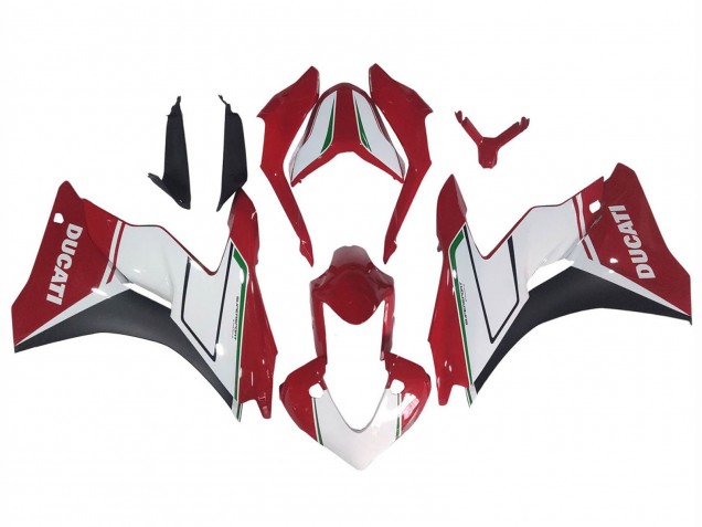 Carena Moto Ducati Supersport 939/939S 2017-2022 - Bianco Rosso Nero Verde