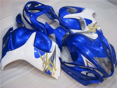 Carena Moto Suzuki GSXR 1300 Hayabusa 2008-2020 - Bianco Blu Fabbrica