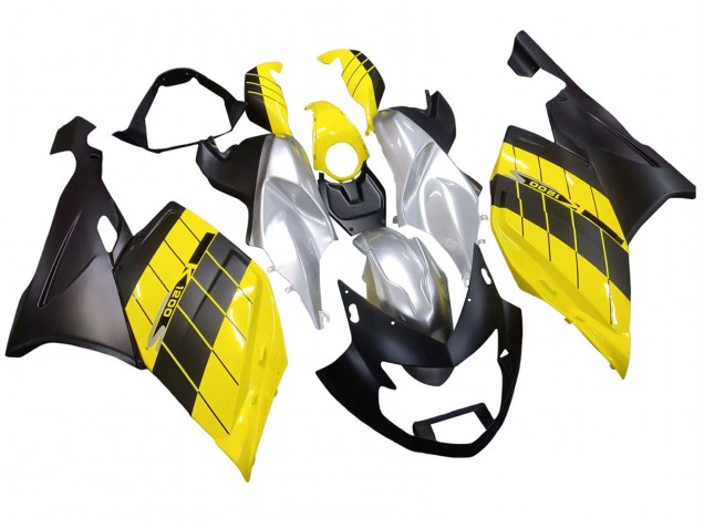 Carena Moto BMW K1200S 2005-2010 - Giallo Argento Nero Opaco