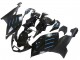 Carena Moto BMW K1200S 2005-2010 - Nero Lucido Nero Opaco Blu Linea