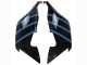 Carena Moto BMW K1200S 2005-2010 - Nero Lucido Nero Opaco Blu Linea
