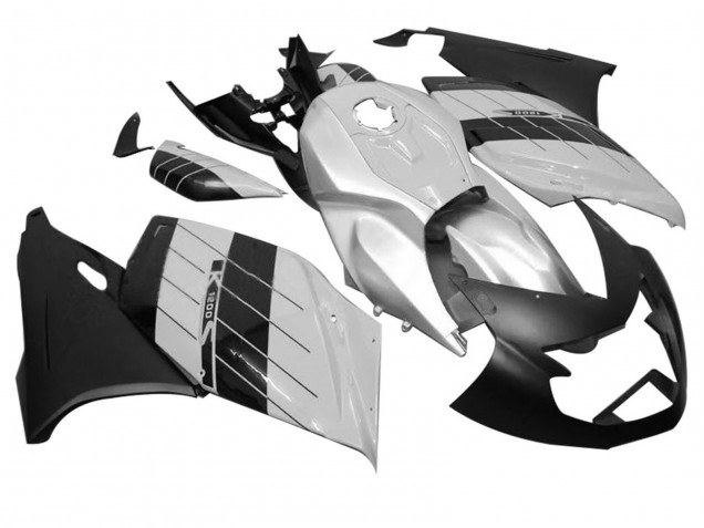 Carena Moto BMW K1200S 2005-2010 - Argento Nero Opaco