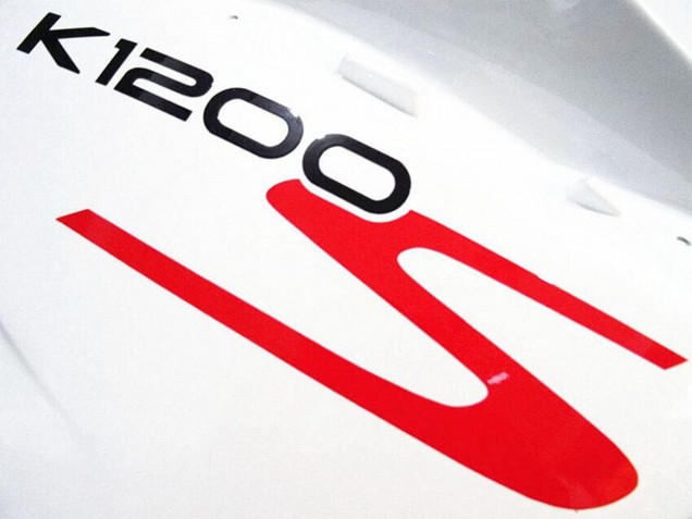 Carena Moto BMW K1200S 2005-2010 - Bianco Nero Lucido