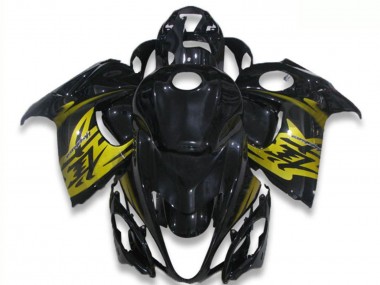 Carena Moto Suzuki GSXR 1300 Hayabusa 2008-2020 - Nero Lucido Giallo Fabbrica