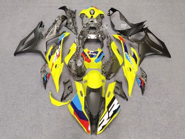 Carena Moto BMW S1000RR 2023-2024 - Giallo Fibra di Carbonio Fabbrica