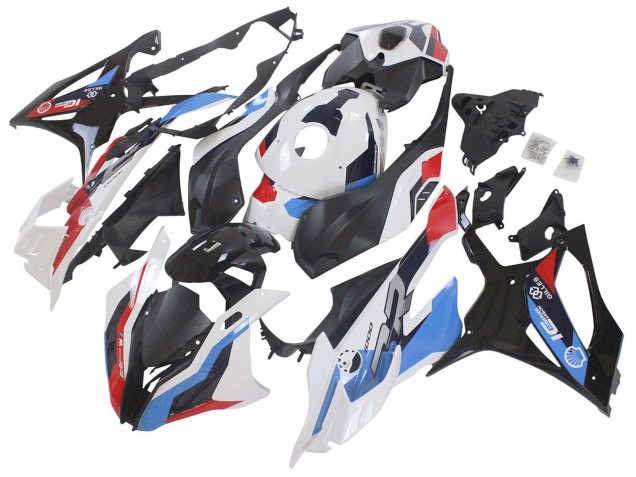Carena Moto BMW S1000RR 2023-2024 - Bianco Blu Rosso Nero Opaco